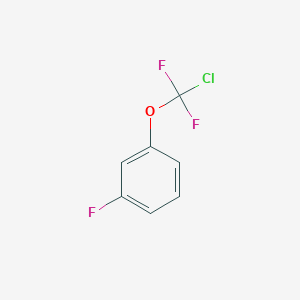 molecular formula C7H4ClF3O B3104417 1-(Chlorodifluoromethoxy)-3-fluorobenzene CAS No. 147992-30-1