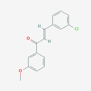 (2E)-3-(3-Chlorophenyl)-1-(3-methoxyphenyl)prop-2-en-1-one