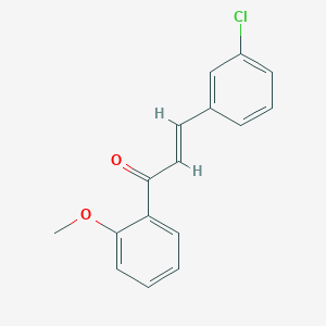 (2E)-3-(3-Chlorophenyl)-1-(2-methoxyphenyl)prop-2-en-1-one