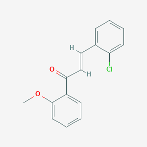 (2E)-3-(2-Chlorophenyl)-1-(2-methoxyphenyl)prop-2-en-1-one