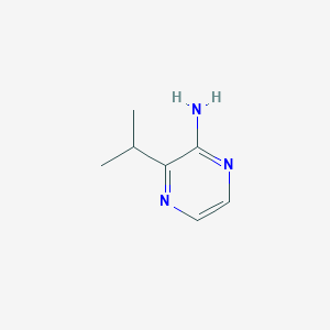 molecular formula C7H11N3 B3104493 3-异丙基吡嗪-2-胺 CAS No. 1483114-41-5