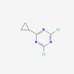 B3104501 2,4-Dichloro-6-cyclopropyl-1,3,5-triazine CAS No. 148312-23-6