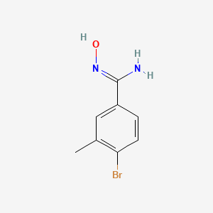 4-Bromo-N-hydroxy-3-methylbenzamidine