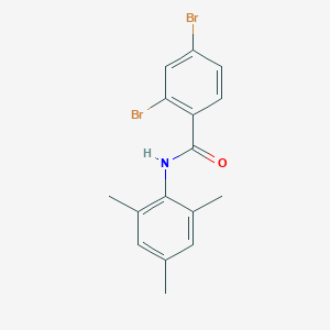 molecular formula C16H15Br2NO B310456 2,4-dibromo-N-mesitylbenzamide 