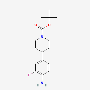 Tert-butyl 4-(4-amino-3-fluorophenyl)piperidine-1-carboxylate