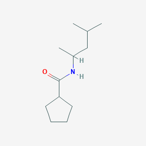 molecular formula C12H23NO B310462 N-(1,3-dimethylbutyl)cyclopentanecarboxamide 