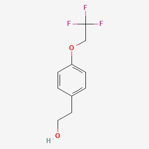 molecular formula C10H11F3O2 B3104628 2-[4-(2,2,2-Trifluoroethoxy)phenyl]ethanol CAS No. 149127-94-6
