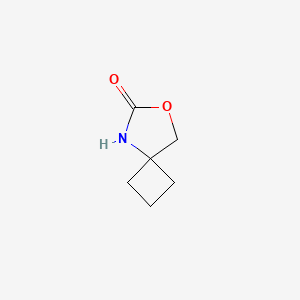 molecular formula C6H9NO2 B3104639 7-Oxa-5-azaspiro[3.4]octan-6-one CAS No. 1491642-09-1