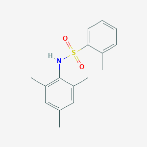 molecular formula C16H19NO2S B310467 N-mesityl-2-methylbenzenesulfonamide 