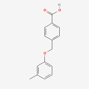 4-[(3-methylphenoxy)methyl]benzoic Acid