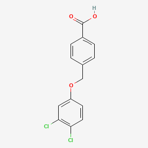4-(3,4-Dichlorophenoxymethyl)benzoic acid