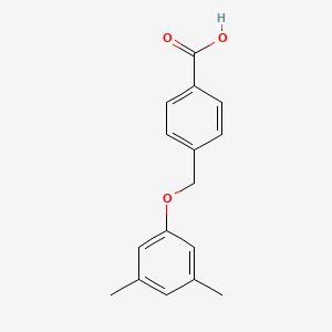 4-[(3,5-dimethylphenoxy)methyl]benzoic Acid
