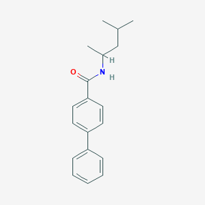 N-(1,3-dimethylbutyl)[1,1'-biphenyl]-4-carboxamide