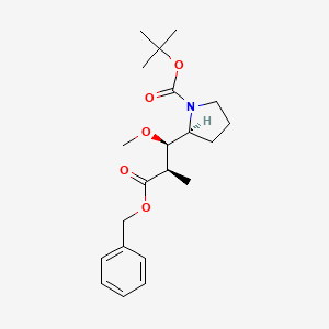 (S)-tert-butyl 2-((1R,2R)-3-(benzyloxy)-1-methoxy-2-methyl-3-oxopropyl)pyrrolidine-1-carboxylate
