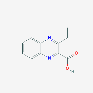 molecular formula C11H10N2O2 B3104772 3-Ethylquinoxaline-2-carboxylic acid CAS No. 1498983-22-4