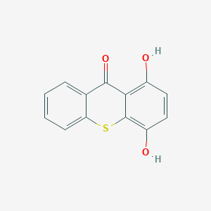 molecular formula C13H8O3S B3104785 1,4-Dihydroxy-9H-thioxanthen-9-one CAS No. 14992-80-4