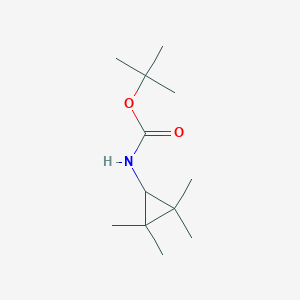 molecular formula C12H23NO2 B3104791 Tert-butyl (2,2,3,3-tetramethylcyclopropyl)carbamate CAS No. 1499405-44-5
