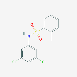 molecular formula C13H11Cl2NO2S B310480 N-(3,5-dichlorophenyl)-2-methylbenzenesulfonamide 