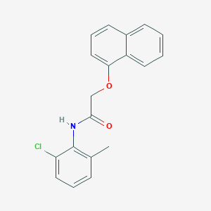 molecular formula C19H16ClNO2 B310481 N-(2-chloro-6-methylphenyl)-2-(1-naphthyloxy)acetamide 