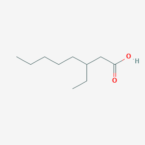 molecular formula C10H20O2 B3104818 3-Ethyloctanoic acid CAS No. 150176-82-2