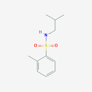 molecular formula C11H17NO2S B310485 N-isobutyl-2-methylbenzenesulfonamide 