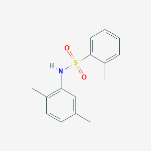 molecular formula C15H17NO2S B310486 N-(2,5-dimethylphenyl)-2-methylbenzenesulfonamide 