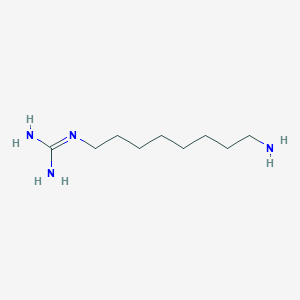 molecular formula C9H22N4 B3104864 N-(8-Amino-octyl)-guanidine CAS No. 150333-70-3