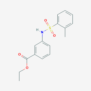 Ethyl 3-{[(2-methylphenyl)sulfonyl]amino}benzoate