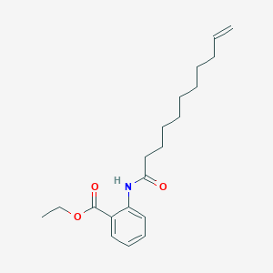 molecular formula C20H29NO3 B310494 Ethyl 2-(10-undecenoylamino)benzoate 