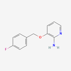 3-[(4-Fluorophenyl)methoxy]pyridin-2-amine