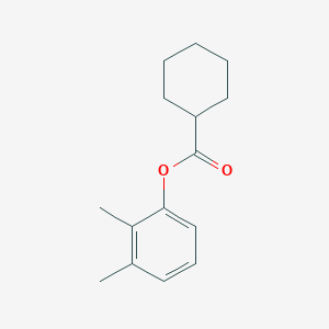 molecular formula C15H20O2 B310500 2,3-Dimethylphenyl cyclohexanecarboxylate 