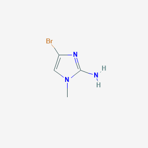 molecular formula C4H6BrN3 B3105012 2-Amino-4-bromo-1-methylimidazole CAS No. 151597-82-9