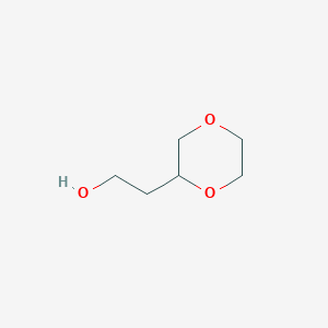 molecular formula C6H12O3 B3105042 2-(1,4-二氧六环-2-基)乙醇 CAS No. 151720-04-6