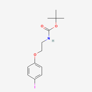 molecular formula C13H18INO3 B3105081 tert-Butyl (2-(4-iodophenoxy)ethyl)carbamate CAS No. 151978-98-2