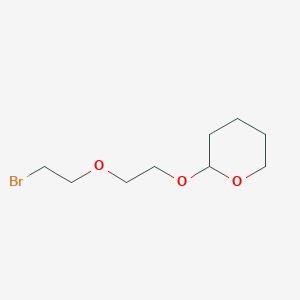 molecular formula C9H17BrO3 B3105099 2-[2-(2-Bromoethoxy)ethoxy]tetrahydro-2H-pyran CAS No. 152065-54-8