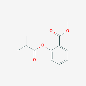 molecular formula C12H14O4 B310510 Methyl 2-(isobutyryloxy)benzoate 