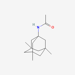 molecular formula C15H25NO B3105112 N-(3,5,7-三甲基金刚烷-1-基)乙酰胺 CAS No. 15210-64-7
