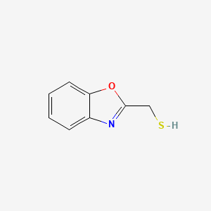 molecular formula C8H7NOS B3105150 2-Benzoxazolemethanethiol CAS No. 152298-09-4