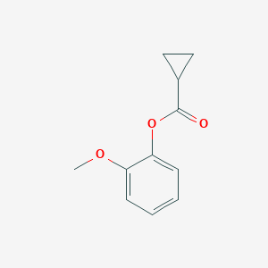 molecular formula C11H12O3 B310516 2-Methoxyphenyl cyclopropanecarboxylate 