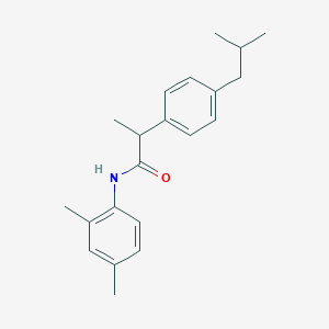 molecular formula C21H27NO B310518 N-(2,4-dimethylphenyl)-2-(4-isobutylphenyl)propanamide 