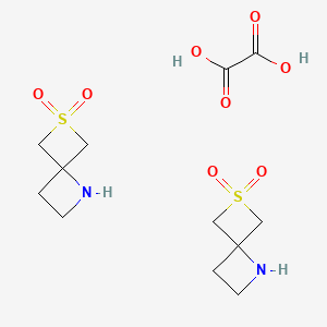 6-Thia-1-azaspiro[3.3]heptane 6,6-dioxide hemioxalate
