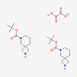 Tert-butyl 2,6-diazaspiro[3.5]nonane-6-carboxylate hemioxalate