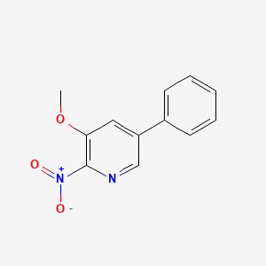 3-Methoxy-2-nitro-5-phenylpyridine