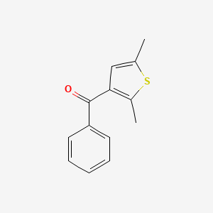 molecular formula C13H12OS B3105350 (2,5-Dimethylthiophen-3-yl)(phenyl)methanone CAS No. 15271-04-2