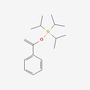 molecular formula C17H28OSi B3105354 Silane, tris(1-methylethyl)[(1-phenylethenyl)oxy]- CAS No. 152718-37-1
