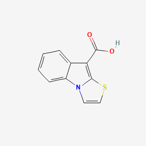 molecular formula C11H7NO2S B3105362 Thiazolo[3,2-a]indole-9-carboxylic acid CAS No. 152812-49-2