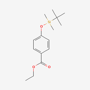 molecular formula C15H24O3Si B3105383 Ethyl 4-((tert-butyldimethylsilyl)oxy)benzoate CAS No. 153025-65-1
