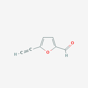 molecular formula C7H4O2 B3105388 5-Ethynylfuran-2-carbaldehyde CAS No. 153026-71-2