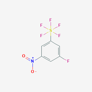 5-Fluoro-3-nitrophenylsulphur pentafluoride