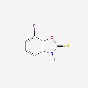 molecular formula C7H4FNOS B3105458 2-巯基-7-氟苯并恶唑 CAS No. 153403-54-4